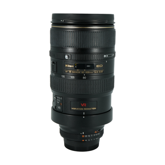 Nikon 80-400mm f/4.5-5.6 D ED full frame DSLR telephoto super zoom lens