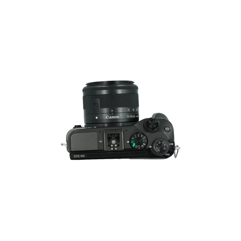 Canon EOS M6 APS-C mirrorless camera with Canon 15-45mm f/3.5-6.3 IS STM APS-C mirrorless M mount lens