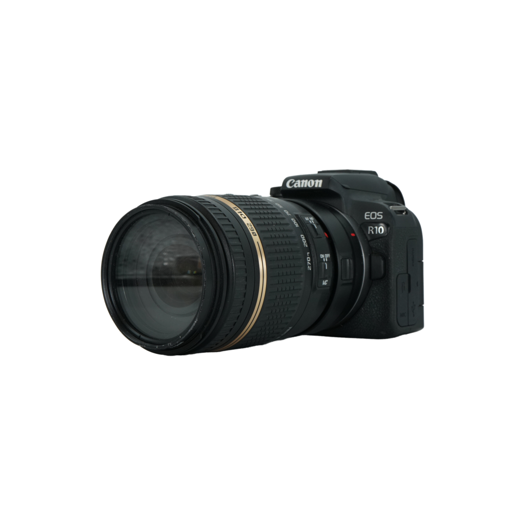 Canon R10 APS-C mirrorless camera, Tamron 18-270 APS-C mirrorless telephoto super zoom lens for Canon RF