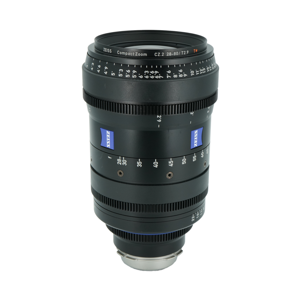 Carl Zeiss Distagon 28-80mm t/2.9 cp.2 full frame zoom cinema lens with PL mount