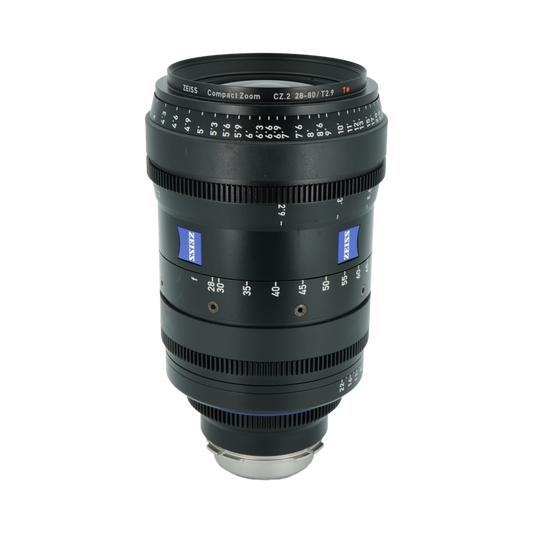 Carl Zeiss Distagon 28-80mm t/2.9 cp.2 full frame zoom cinema lens with PL mount