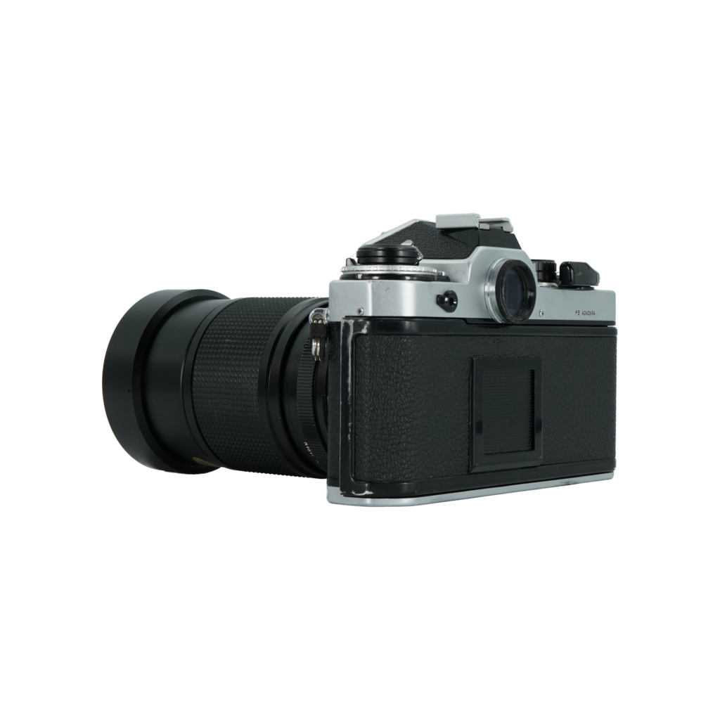 Nikon 35mm SLR and Vivitar 28-85mm f/2.8 zoom lens for Nikon F mount