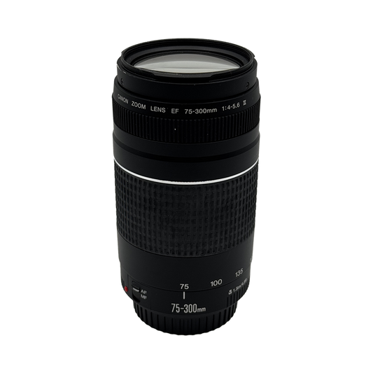 Canon 75-300mm f/4-5.6 III full frame DSLR telephoto super zoom lens