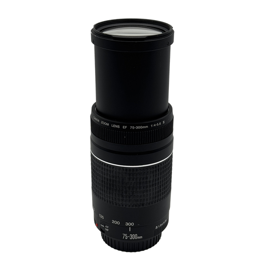 Canon 75-300mm f/4-5.6 III full frame DSLR telephoto super zoom lens