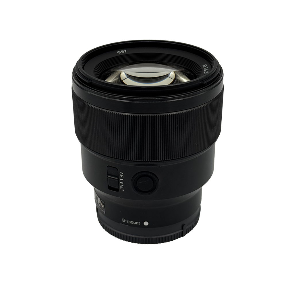 Sony 85mm f/1.4 FE full frame mirrorless medium telephoto lens