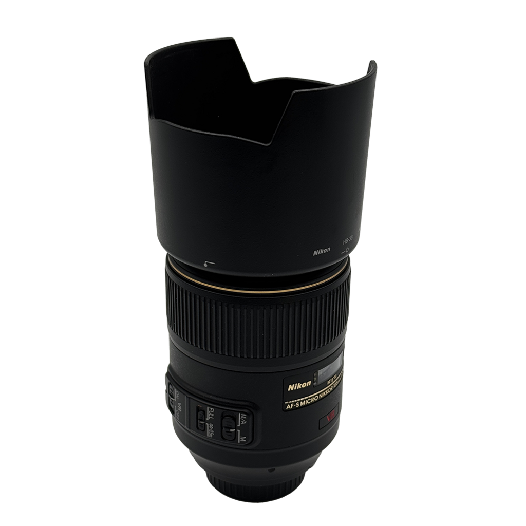 Nikon 105mm f/2.8 VR Micro full frame DSLR lens for Nikon F