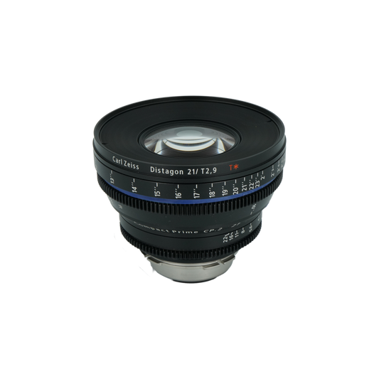 Carl Zeiss Distagon 21mm t/2.9 cp.2 full frame cinema lens with PL mount