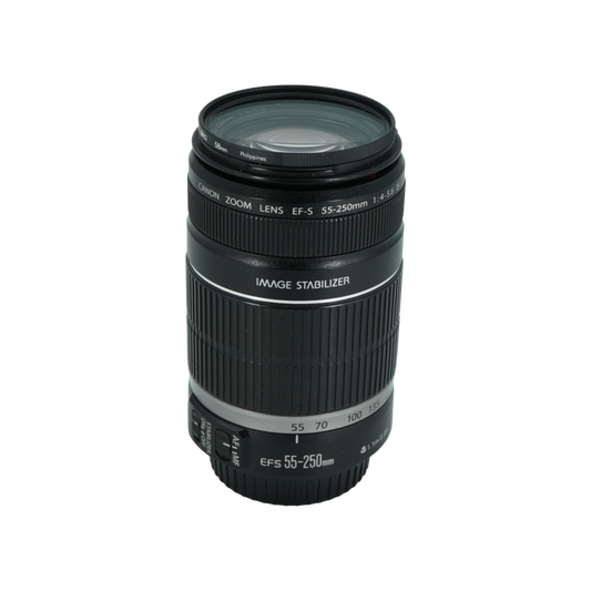 Canon EF-S 55-250mm f/4-5.6 IS APS-C DSLR telephoto zoom lens