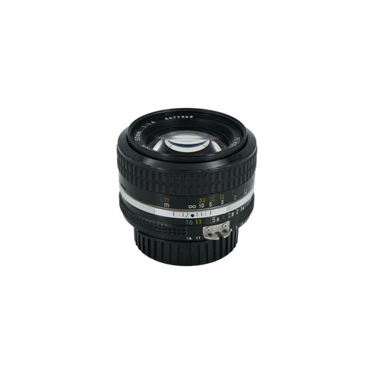 Nikon 50mm f/1.4 manual focus SLR lens