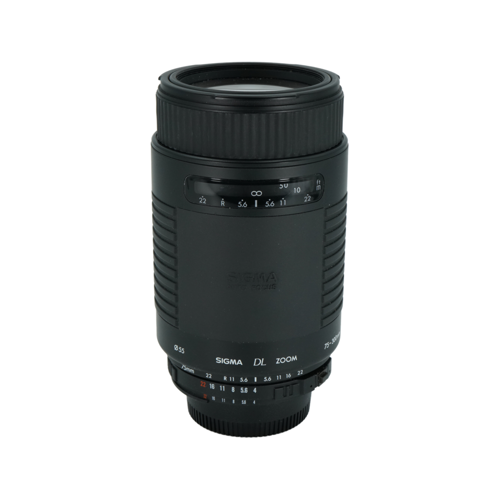 Sigma 75-300mm f/4-5.6 DL SLR lens for Nikon F