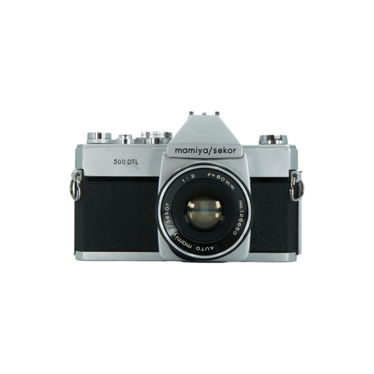 Mamiya/Sekor 500 DTL 35mm Film Camera W/ Mamiya/Sekor 50mm f/2 Lens