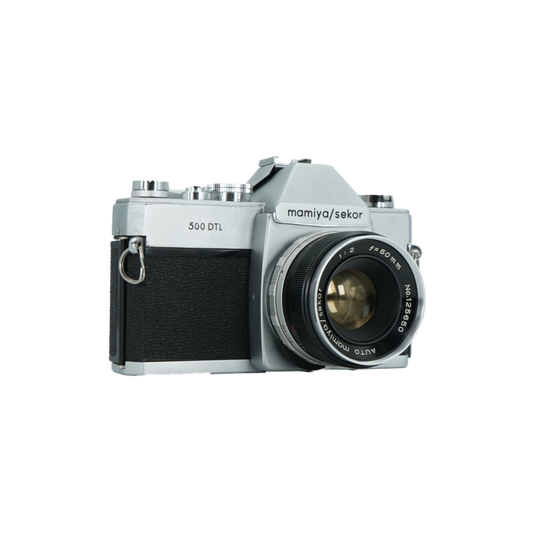Mamiya/Sekor 500 DTL 35mm Film Camera W/ Mamiya/Sekor 50mm f/2 Lens