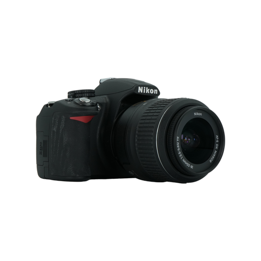 Nikon D3100 APS-C DSLR camera with Nikon 18-55mm f/3.5-5.6 G DX APS-C DSLR lens and Nikon 55-200mm f/4-5.6 AF-S DX lens