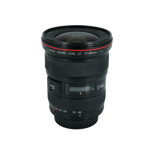 Canon EF 17-40mm f/4 L USM full frame DSLR zoom lens