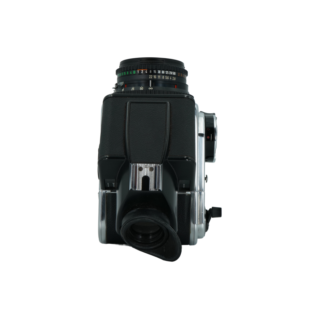 Hasselblad 503CM medium format film camera with Zeiss Planar 80mm f/2.8 medium format lens