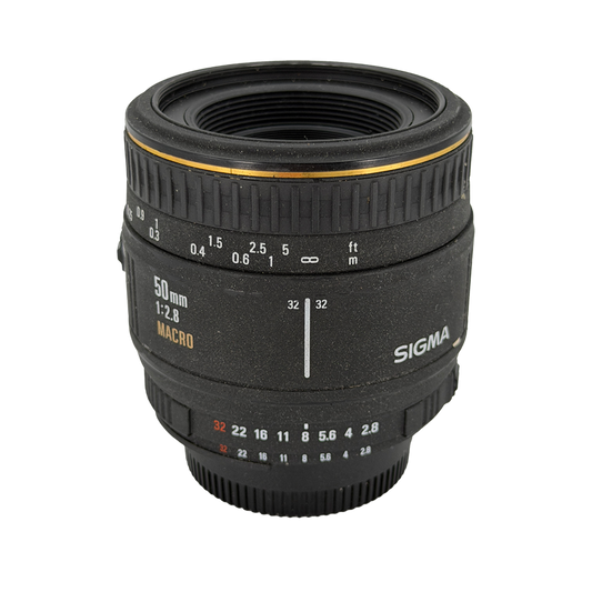 Sigma 50mm f/2.8 Macro full frame DSLR macro lens for Nikon F mount