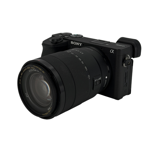 Sony A6600 APS-C mirrorless camera with Sony 18-135mm f/3.5-5.6 OSS APS-C zoom lens