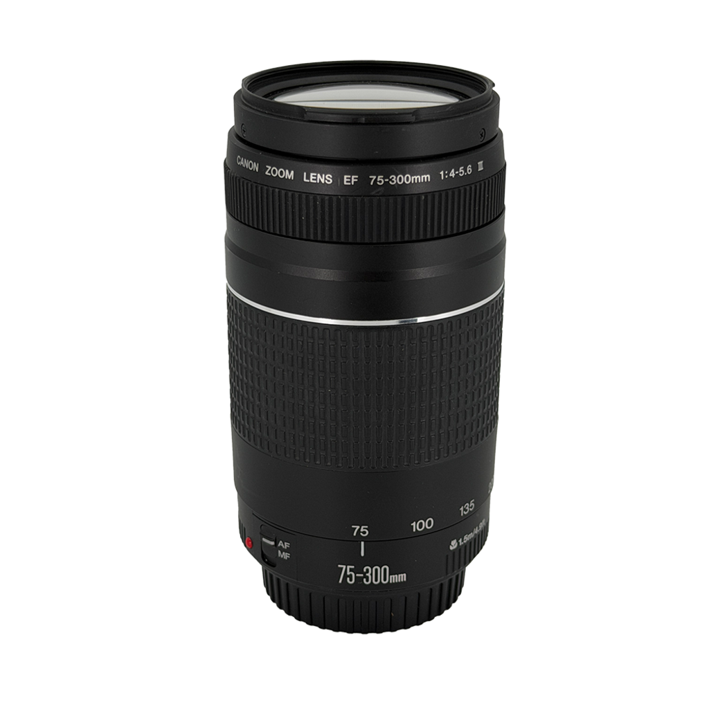 Canon EF 75-300mm f/4-5.6 iii full frame DSLR zoom lens