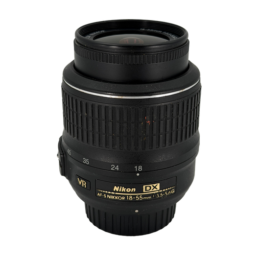 Nikon AF-S 18-55mm f/3.5-5.6 DX G APS-C zoom DSLR lens