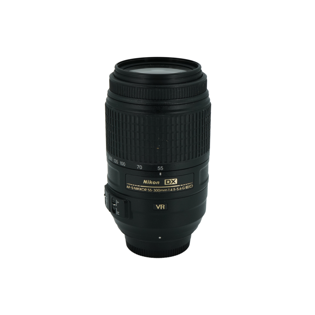 Nikon AF-S 55-300mm f/4.5-5.6 G ED VR DX APS-C telephoto zoom DSLR lens