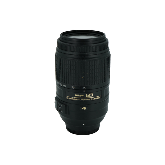 Nikon AF-S 55-300mm f/4.5-5.6 G ED VR DX APS-C telephoto zoom DSLR lens