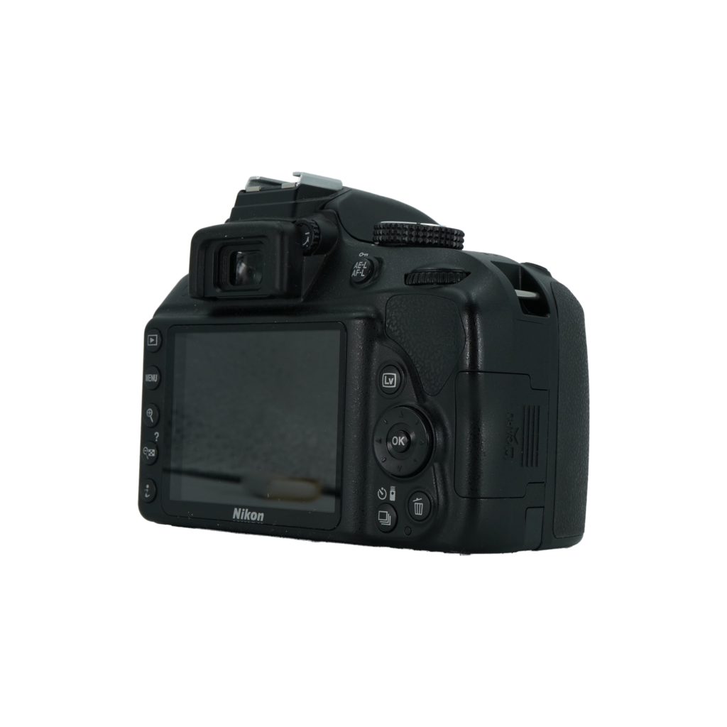 Nikon D3300 APS-C DSLR camera with Nikon 18-55mm f/3.5-5.6 APS-C DSLR zoom lens