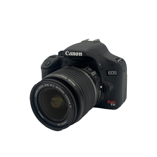 Canon EOS Rebel T1I DSLR Camera w/ Canon EF-S 18-55mm f/3.5-5.6 IS and Canon 55-250mm f/4-5.6 Lenses