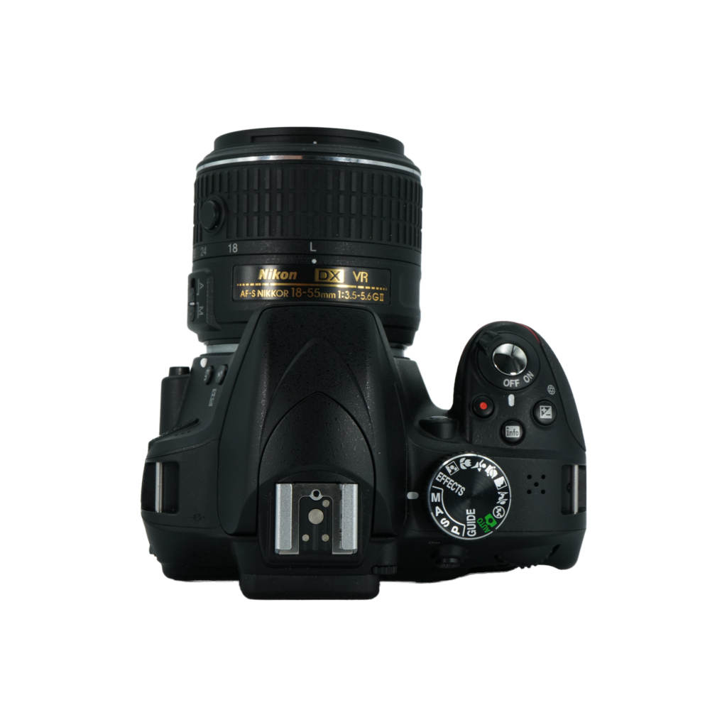 Nikon D3300 APS-C DSLR camera with Nikon 18-55mm f/3.5-5.6 APS-C DSLR zoom lens