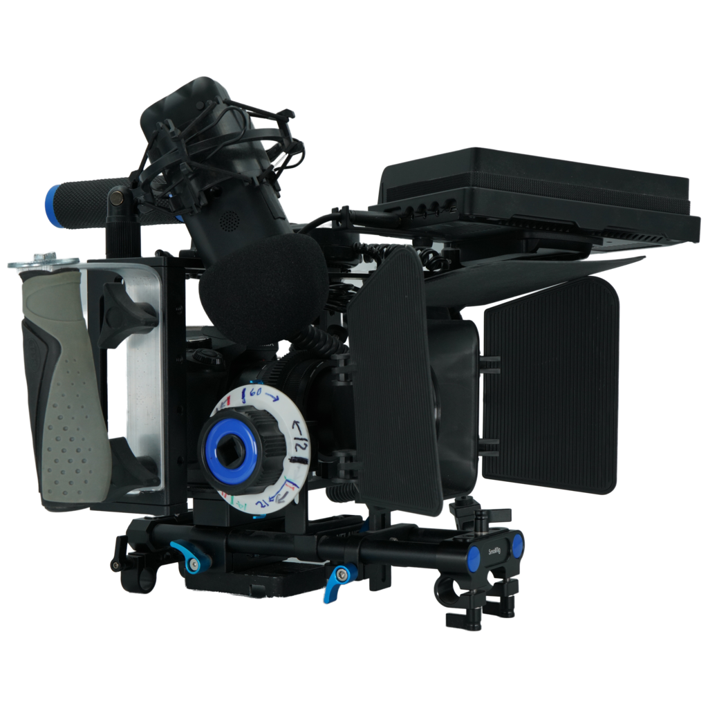 Panasonic Lumix G85 MFT mirrorless camera cinema kit with Panasonic Lumix G 12-60mm f/3.5-5.6 MFT zoom lens