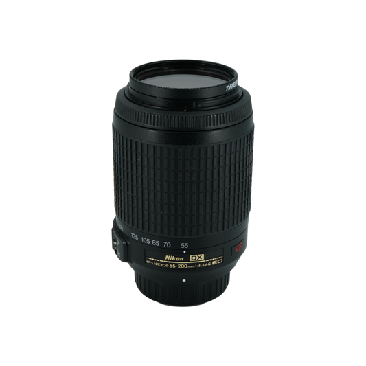 Nikon AF-S 55-200mm f/4.5-5.6 G ED VR DX APS-C DSLR telephoto zoom lens