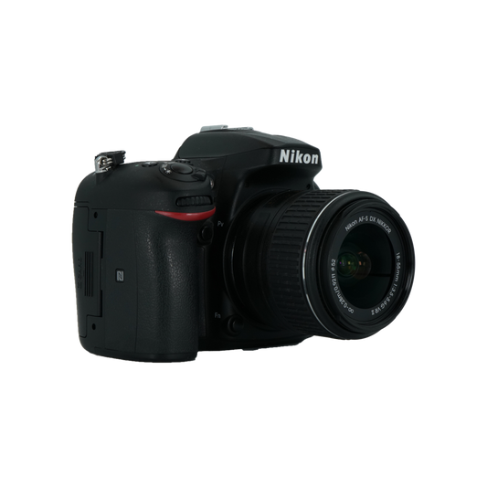 Nikon D2200 APS-C DSLR camera with Nikon 18-55mm f/3.5-5.6 zoom lens