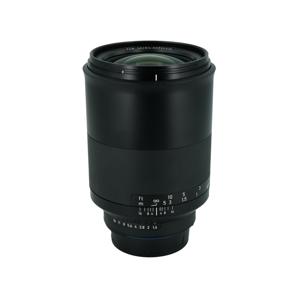 Zeiss 35mm f/1.4 full frame DSLR prime lens for Nikon F