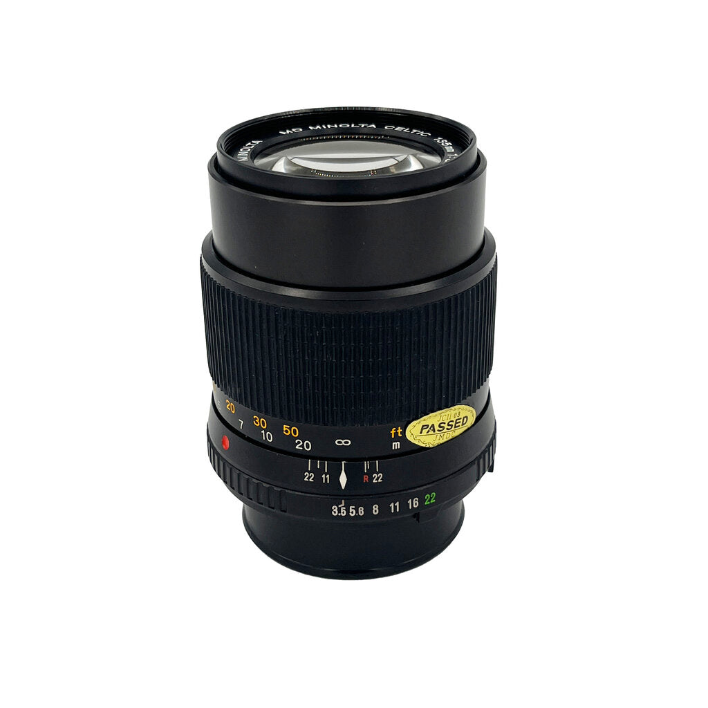 Minolta SRT 200 35mm Film Camera w/ Minolta MD Rokkor-X 45mm f/2 and Minolta MD Celtic 135mm f/3.5 Lens