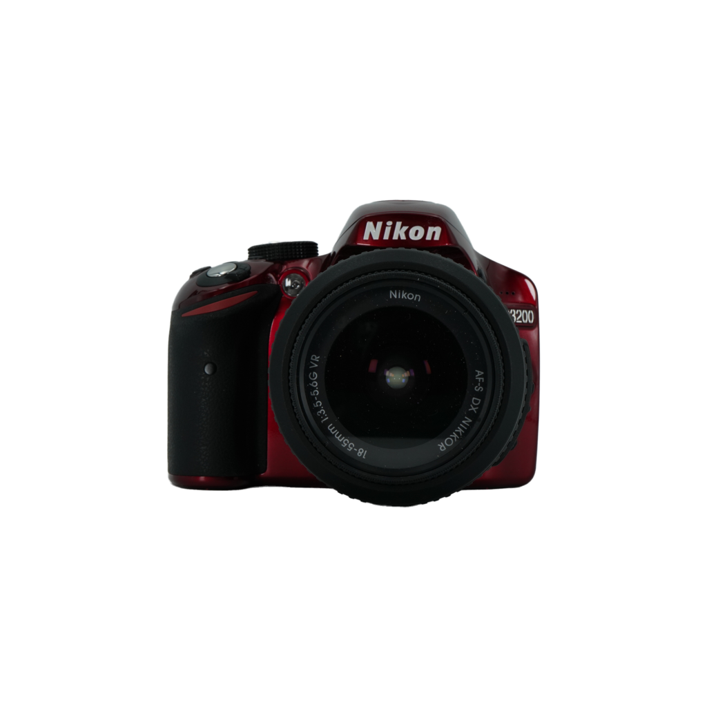 Nikon D3200 APS-C DSLR camera with Nikon 18-55mm f/3.5-5.6 G APS-C DSLR zoom lens