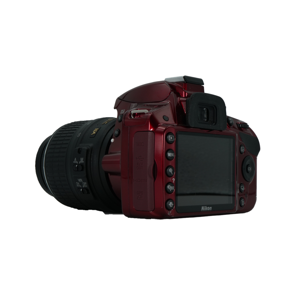 Nikon D3200 APS-C DSLR camera with Nikon 18-55mm f/3.5-5.6 G APS-C DSLR zoom lens