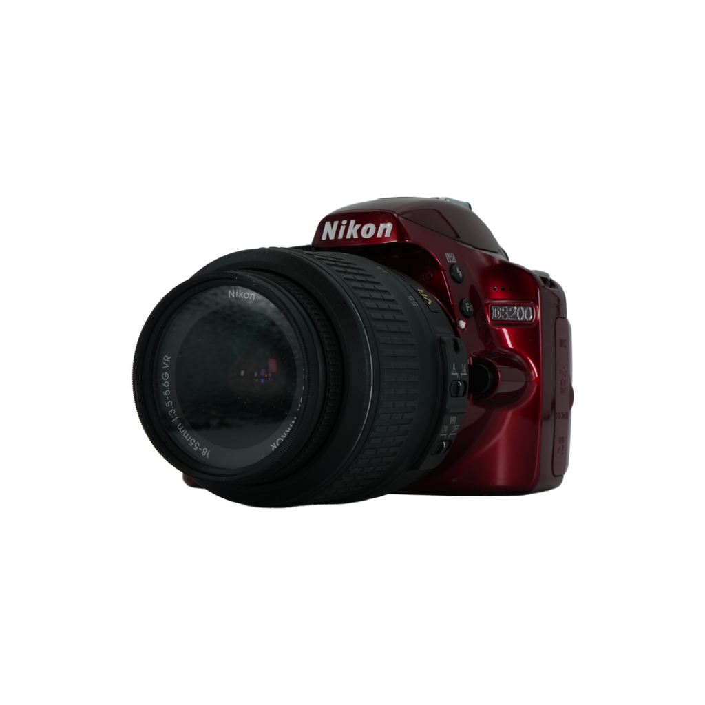 Nikon D3200 APS-C DSLR camera with Nikon 18-55mm f/3.5-5.6 G APS-C DSLR zoom lens