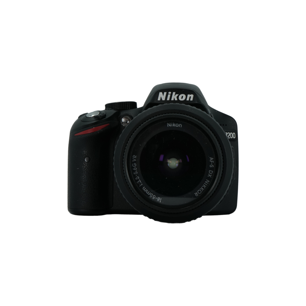 Nikon D3200 APS-C DSLR camera with Nikon DX 18-55mm f/3.5-5.6 G APS-C DSLR zoom lens
