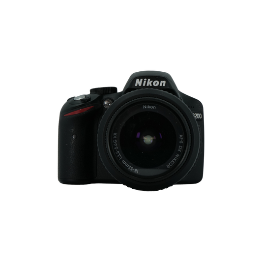 Nikon D3200 APS-C DSLR camera with Nikon DX 18-55mm f/3.5-5.6 G APS-C DSLR zoom lens