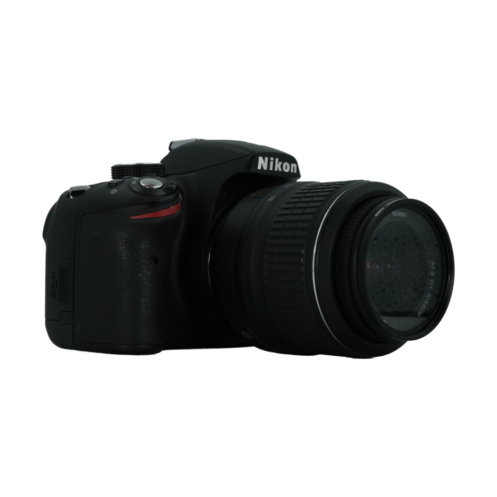 Nikon D3200 APS-C DSLR camera with Nikon DX 18-55mm f/3.5-5.6 G APS-C DSLR zoom lens