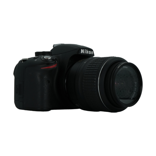 Nikon D3200 APS-C DSLR camera with Nikon DX 18-55mm f/3.5-5.6 G APS-C DSLR zoom lens