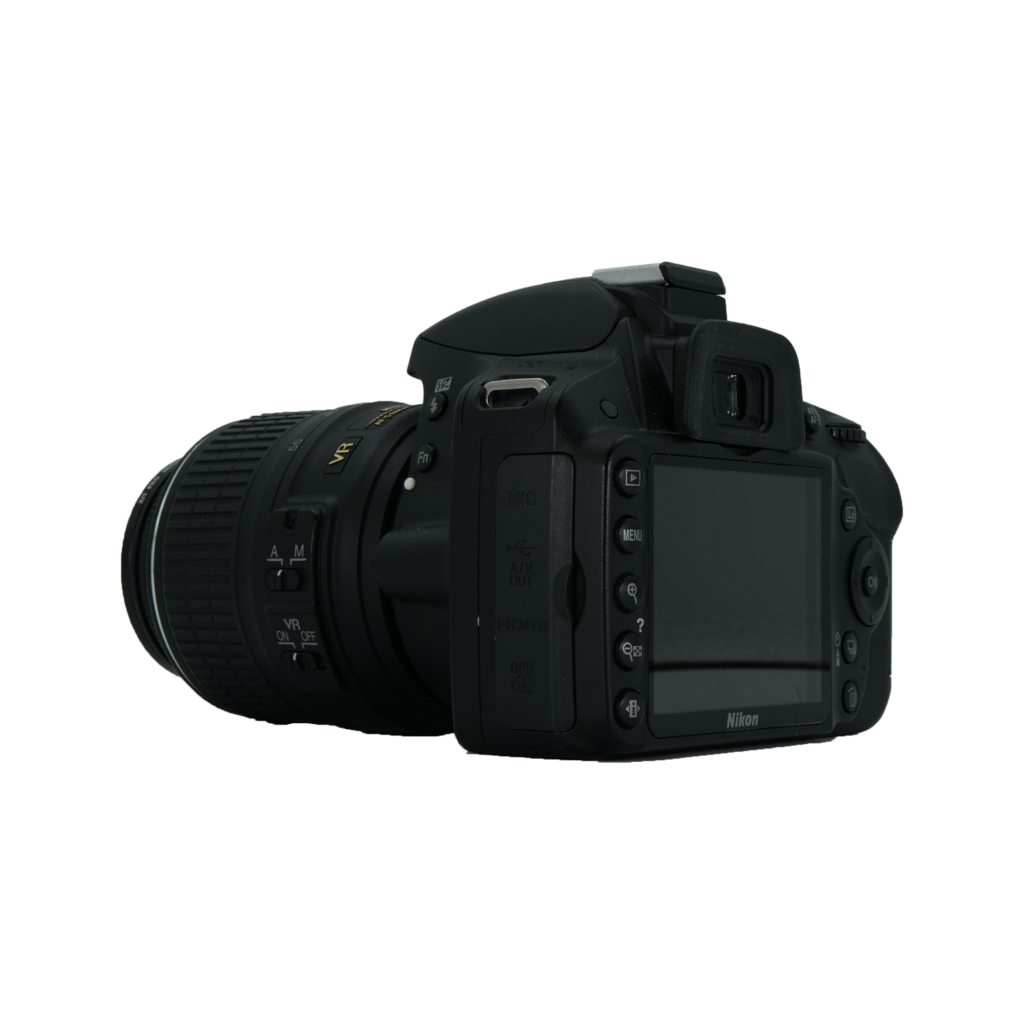 Nikon D3200 APS-C DSLR camera with Nikon DX 18-55mm f/3.5-5.6 G APS-C DSLR zoom lens