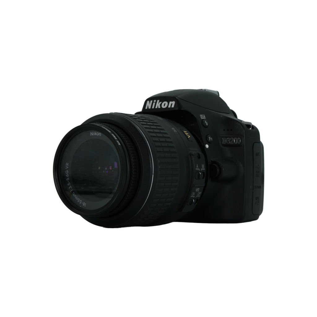 Nikon D3200 APS-C DSLR camera with Nikon DX 18-55mm f/3.5-5.6 G APS-C DSLR zoom lens