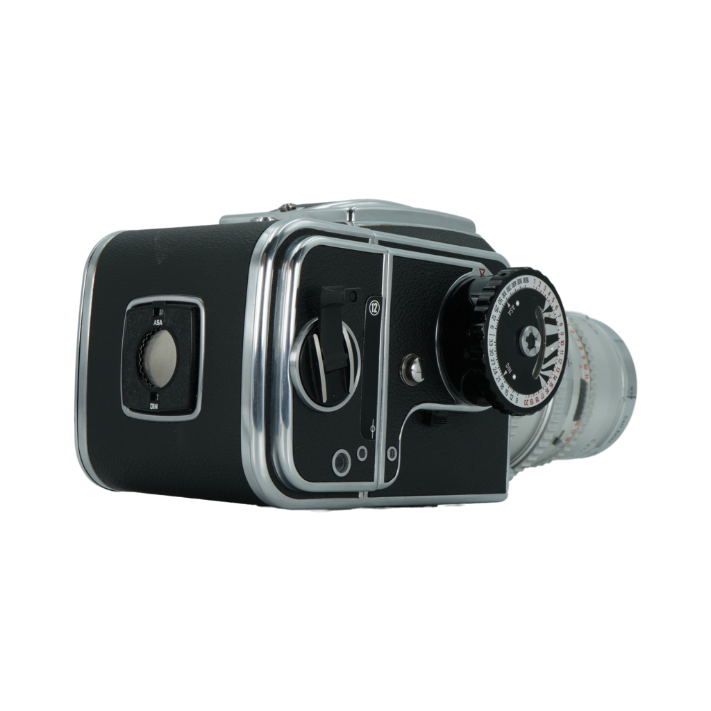 Hasselblad 500C medium format camera with Sonnar 150mm f/1.8 medium format lens
