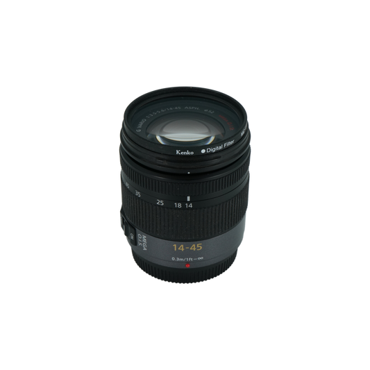 Panasonic Lumix G Vario 14-45mm f/3.5-5.6 ASPH Mega OIS micro four thirds zoom lens