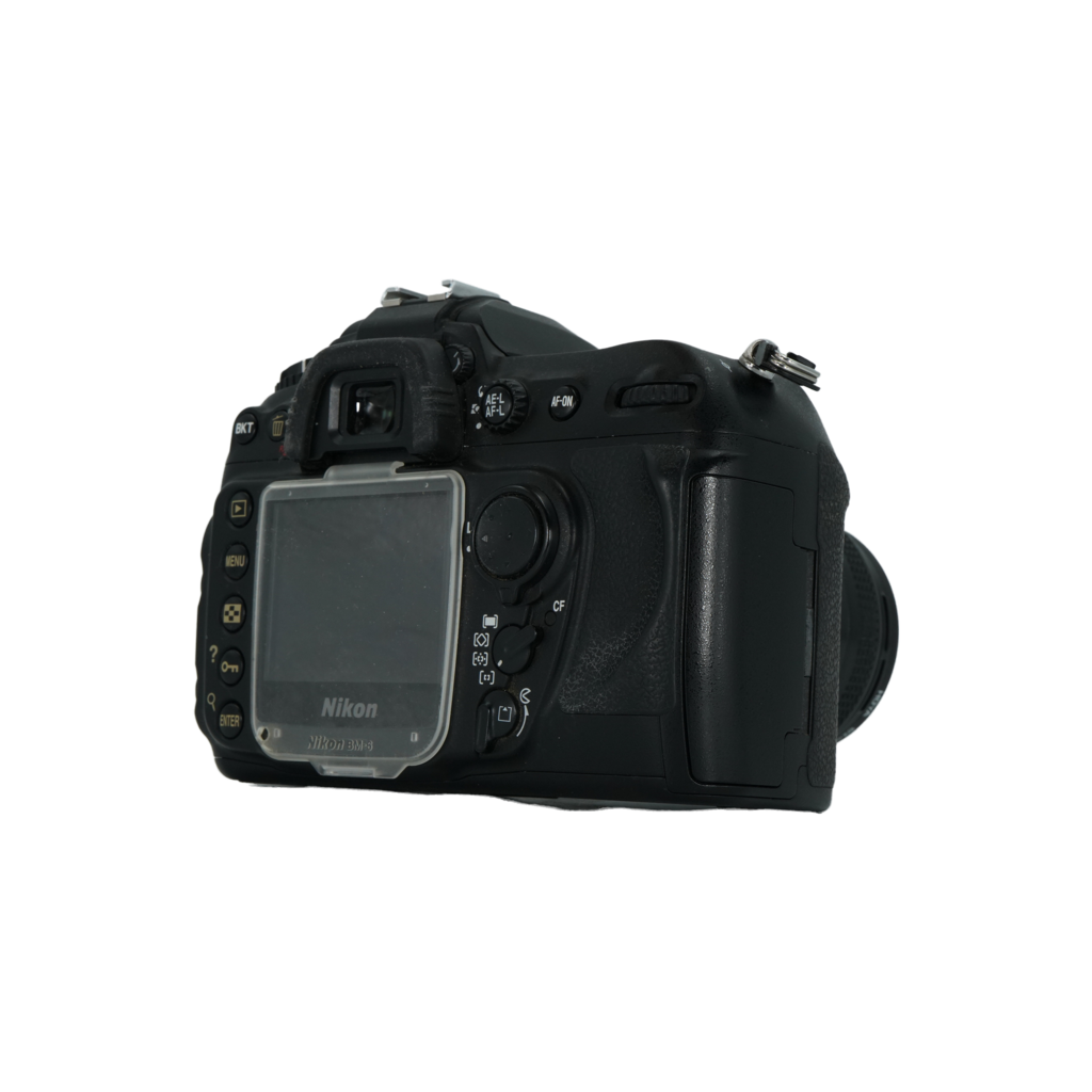 Nikon D200 APS-C DSLR camera with Nikon 35-135mm f/3.5-4.5 full frame DSLR telephoto zoom lens