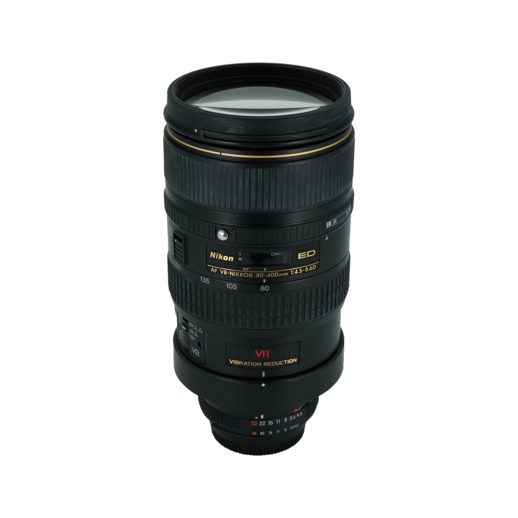 Nikon AF 80-400mm f/4.5-5.6 D VR ED full frame DSLR telephoto super zoom lens