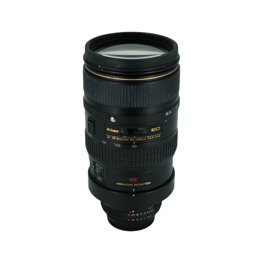 Nikon AF 80-400mm f/4.5-5.6 D VR ED full frame DSLR telephoto super zoom lens