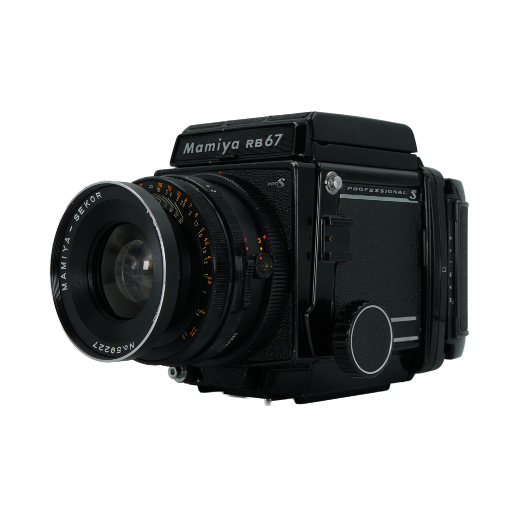 Mamiya RB67 Pro-S medium format camera and Mamiya-Sekor 90mm f/3.8 lens