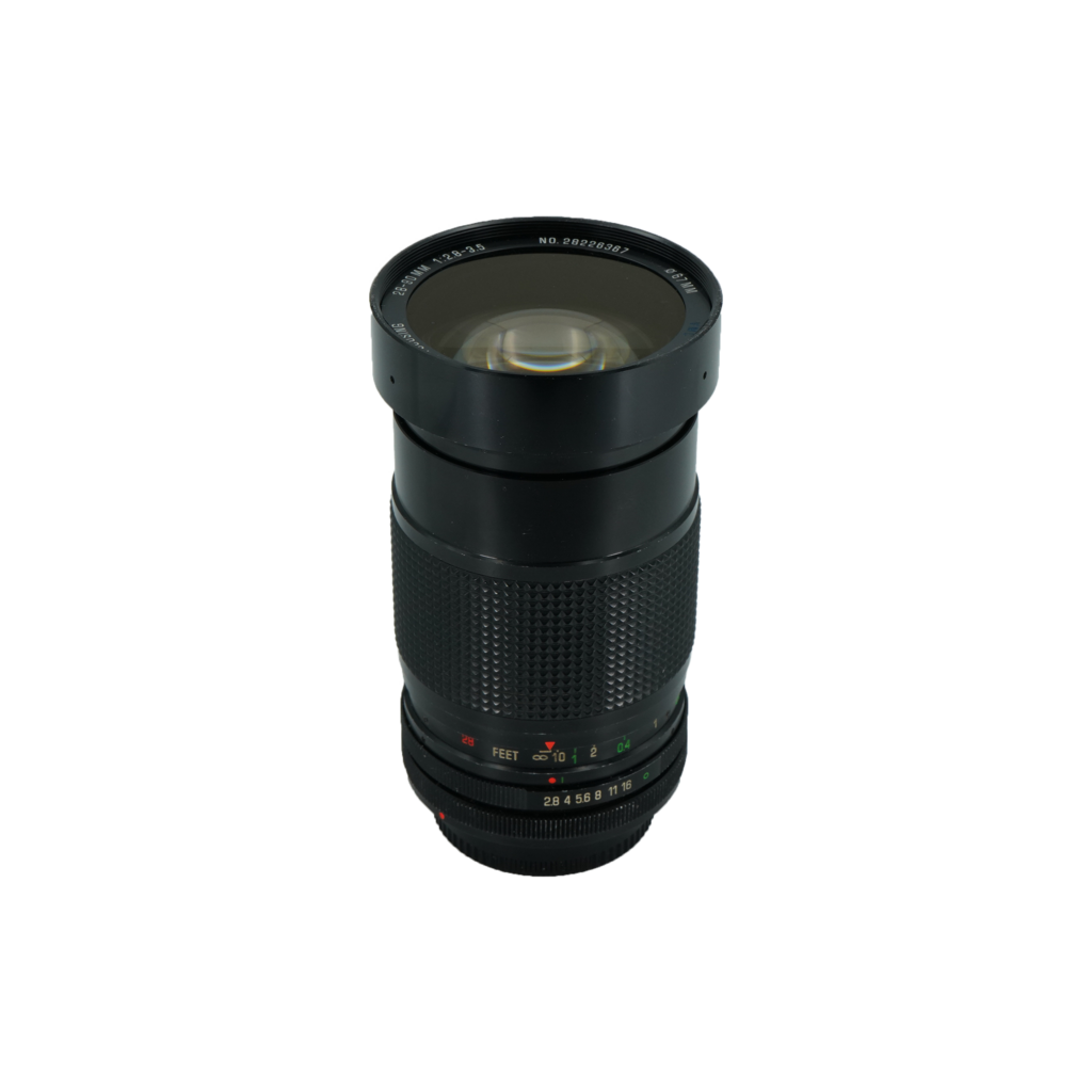 Vivitar Series 1 Macro 28-90mm f/2.8-3.5 Macro Focusing Telephoto Zoom SLR Lens For FD Mount
