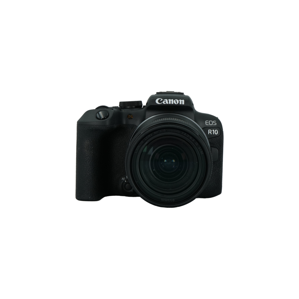 Canon R10 RF APS-C mirrorless camera with Canon RF-S 18-150mm f/3.5-6.3 APS-C mirrorless zoom lens
